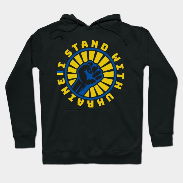 i stand with ukraine Hoodie by LAKOSH